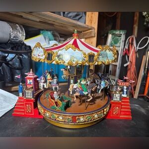 Classic Carousel Toy with Horses